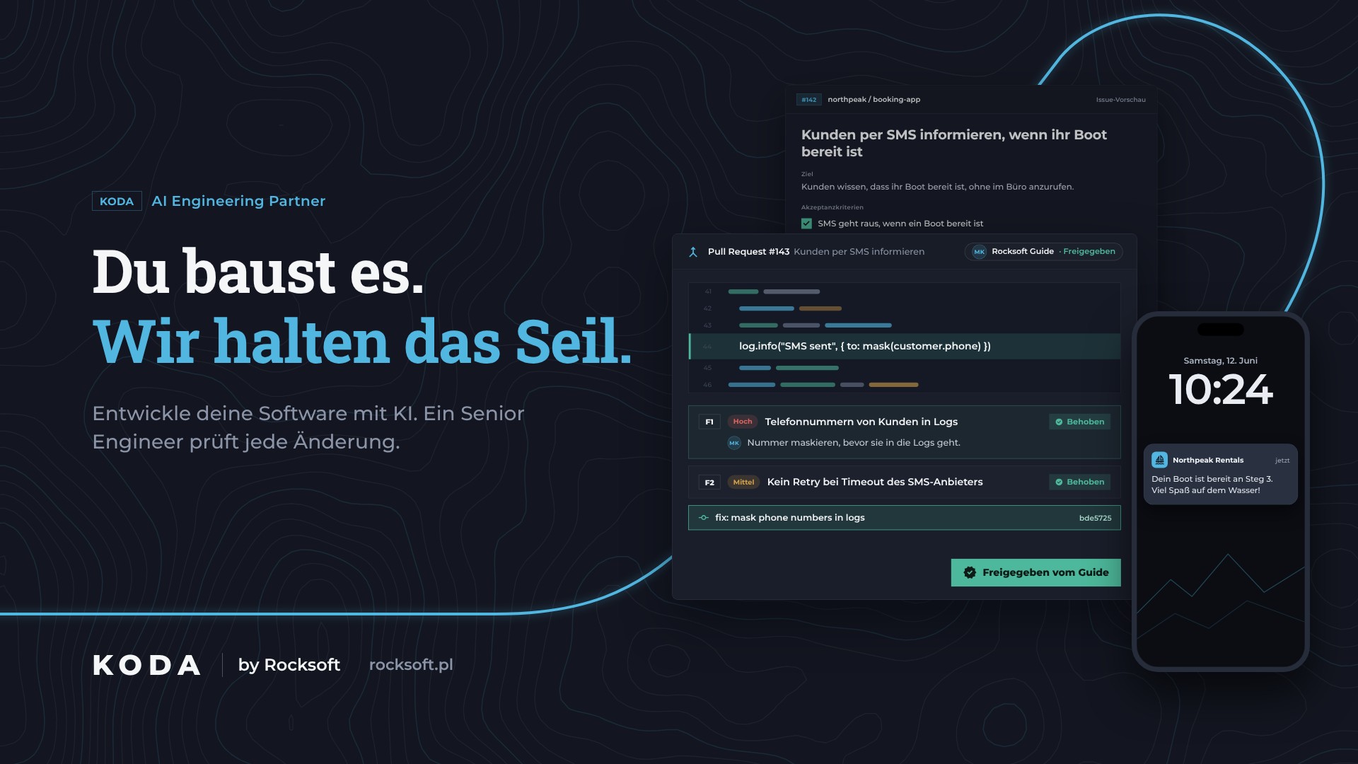 KODA by Rocksoft: Du baust es. Wir halten das Seil.