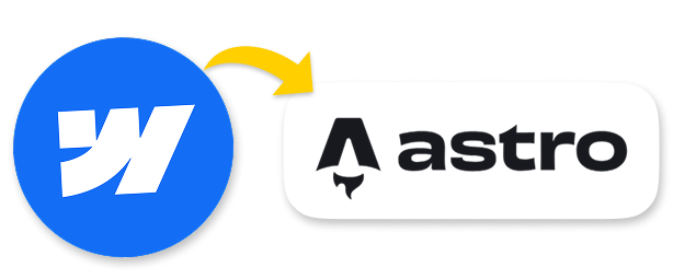 Migrering fra Webflow til Astro