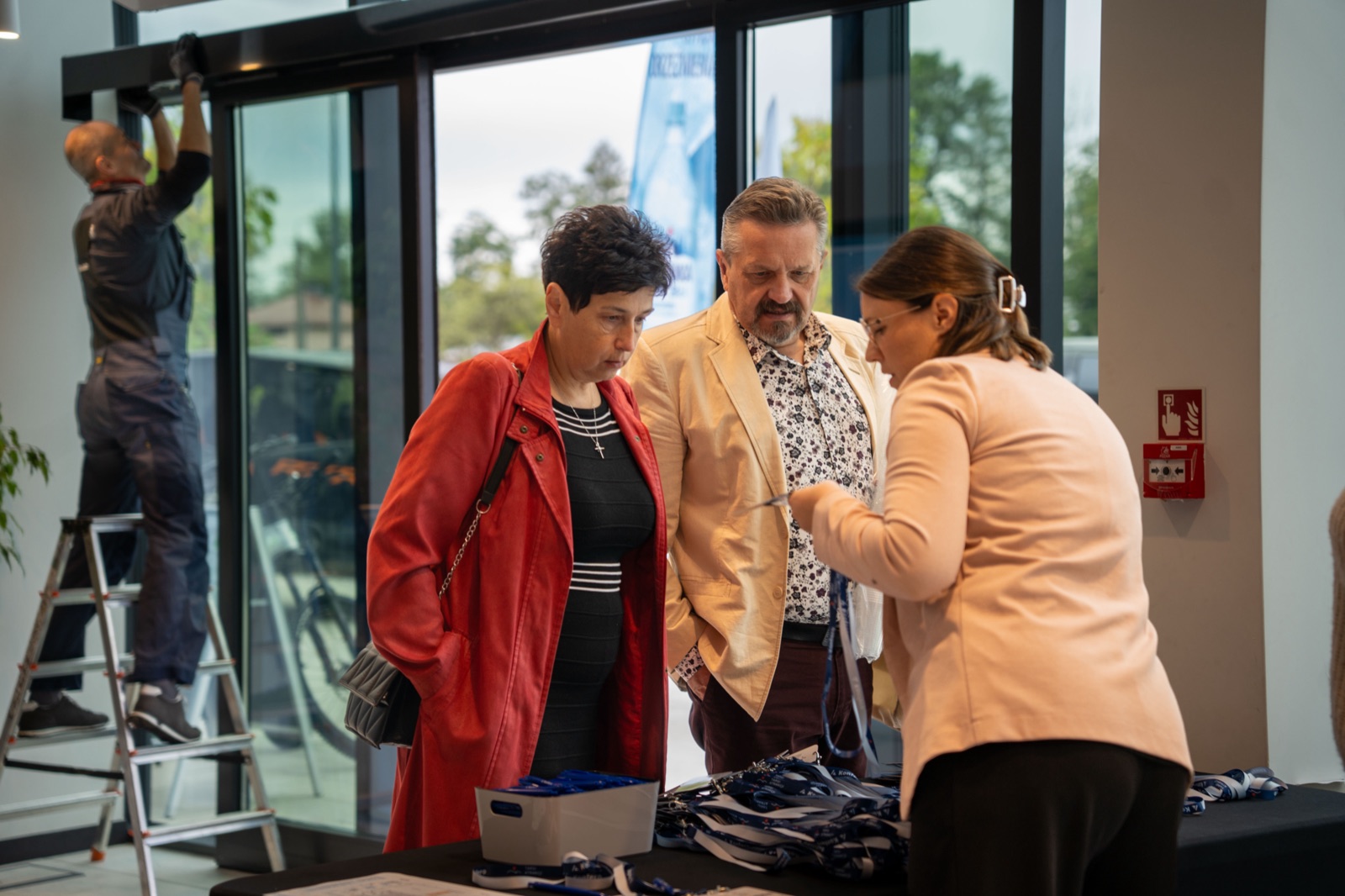 Rejestracja uczestników w foyer Konfero